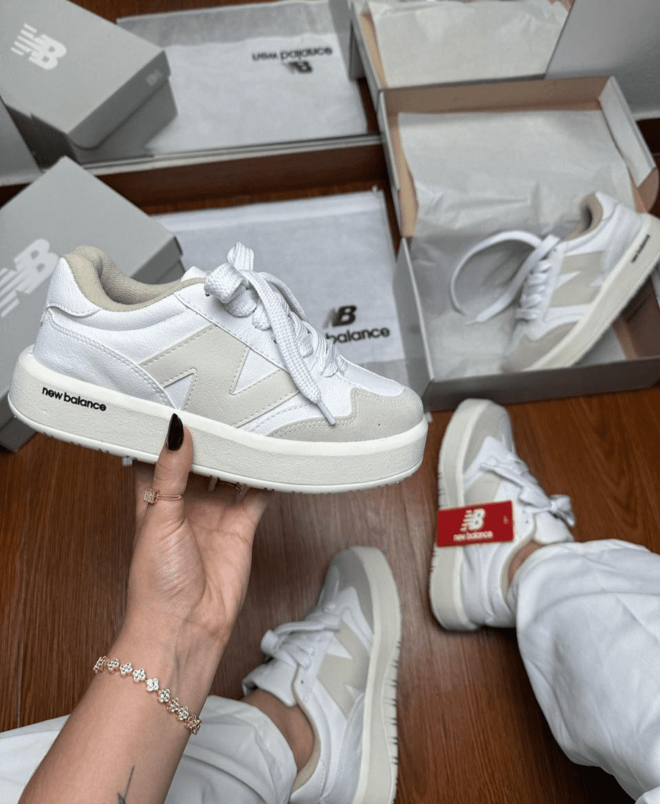 NEW BALANCE CT302 | BLANCO Y BEIGE
