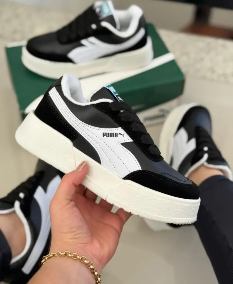 Zapatillas Puma negras y blancas urbanas – Total Look BZ