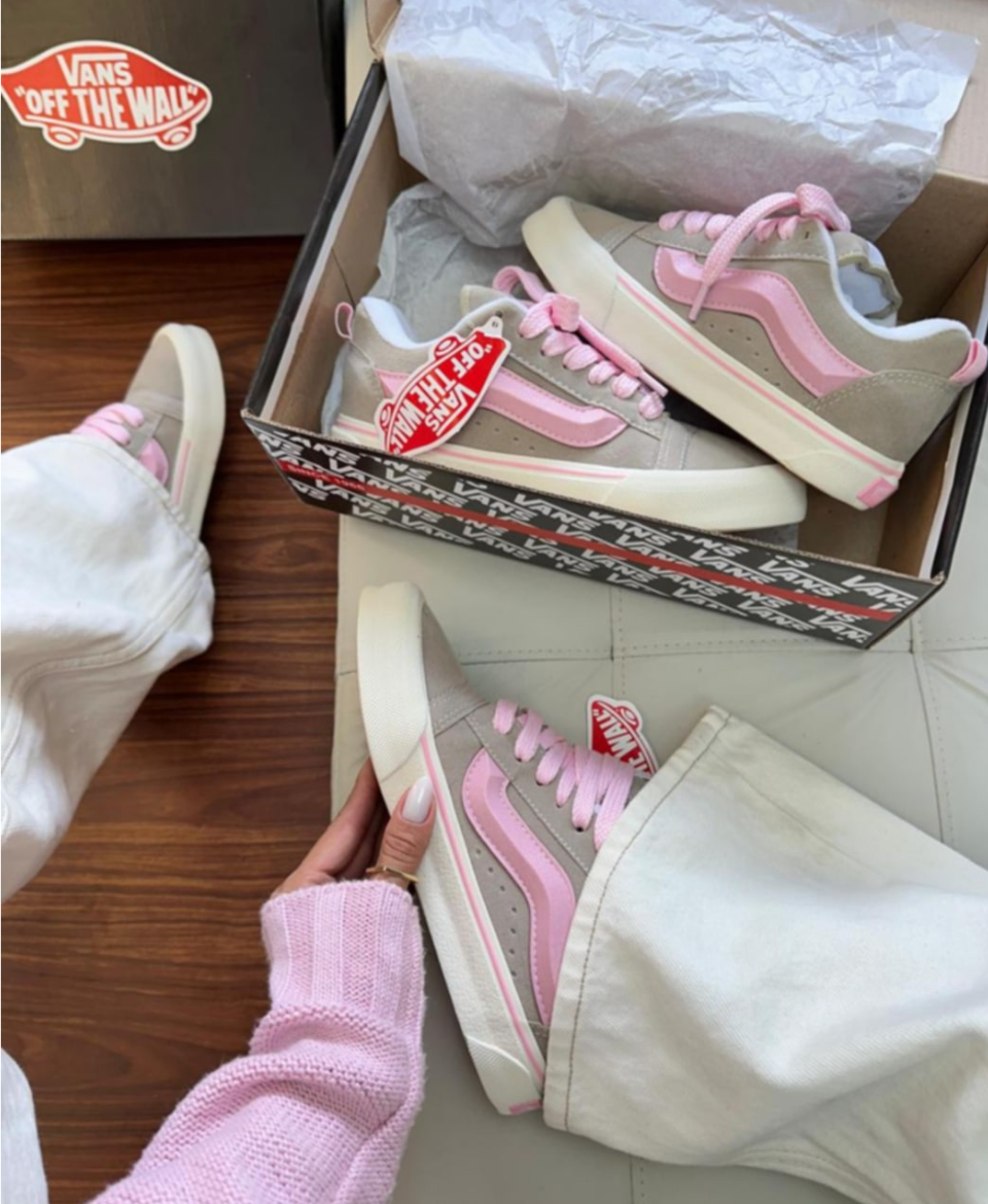 VANS OLD SKOOL |  BEIGE CON ROSA