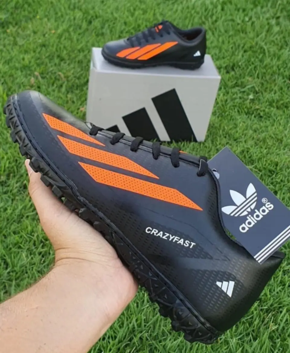 BOTIN FUTBOL 5 | NEGRO NARANJA